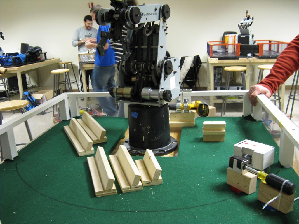 front view of the robot