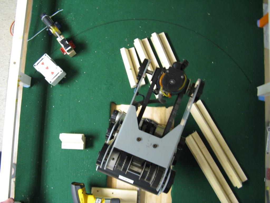 top view of the robot